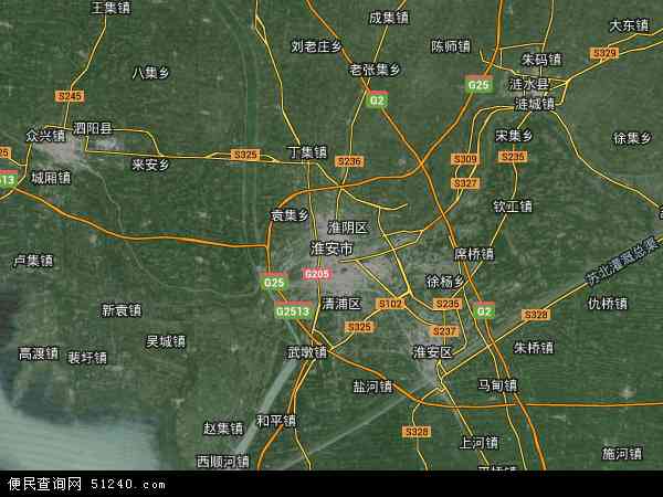 江苏省淮安市地图(地图)