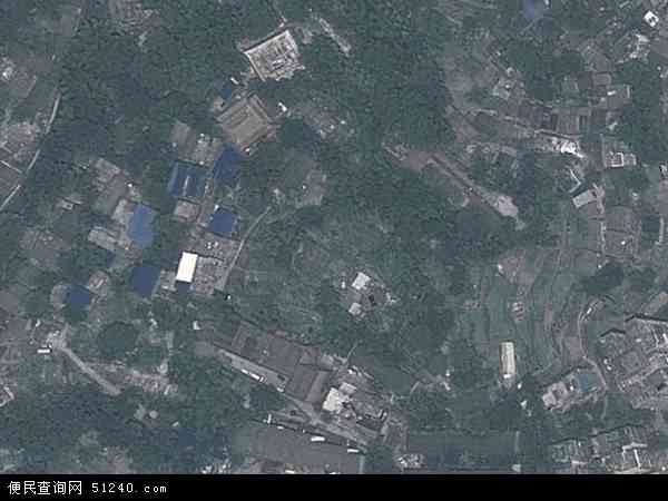 中国重庆市沙坪坝区磁器口地图(卫星地图)图片