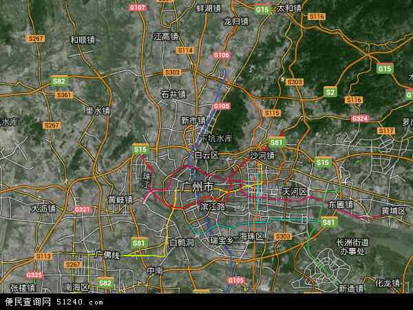 广东省广州市白云区地图(地图)