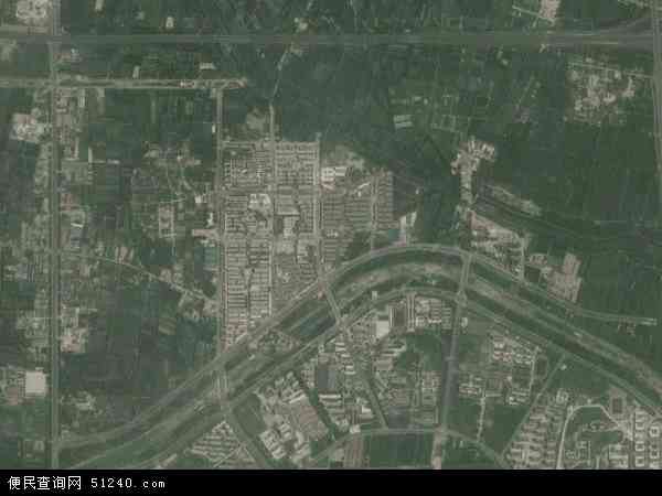 中国河南省郑州市金水区龙子湖地图(卫星地图)图片