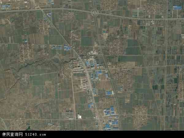 中国山东省潍坊市青州市弥河镇地图(卫星地图