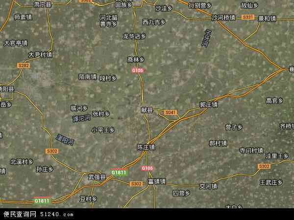 献县地图 - 献县卫星地图 - 献县高清航拍地图 -