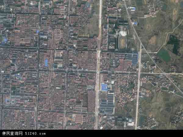 中国湖北省武汉市新洲区邾城地图(卫星地图)图片图片