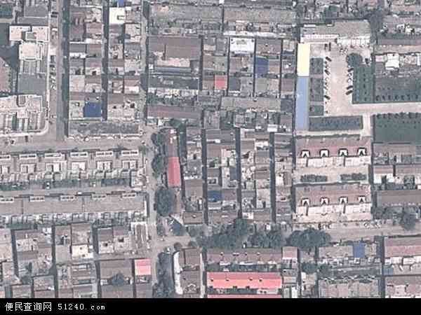 中国河南省商丘市梁园区白云地图(卫星地图)图片