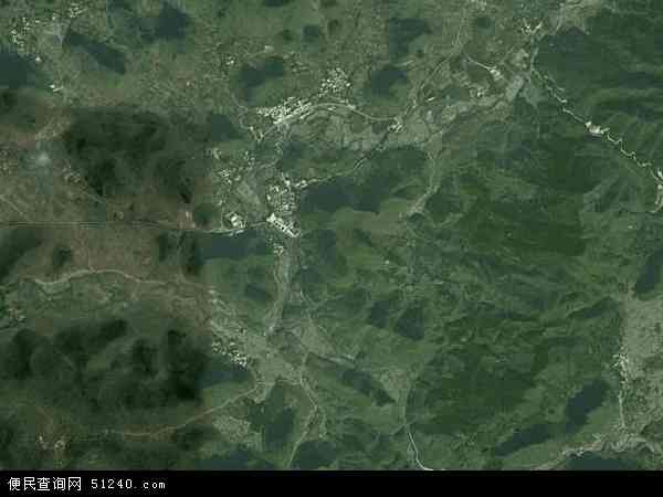 中国广西壮族自治区百色市德保县都安乡地图(卫星地图)图片
