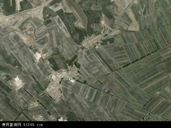 中国吉林省白城市洮北区洮河镇地图(卫星地图)图片