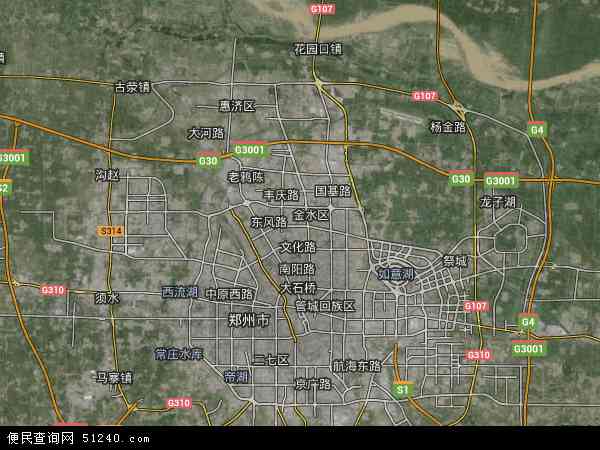 河南省郑州市金水区地图(地图)