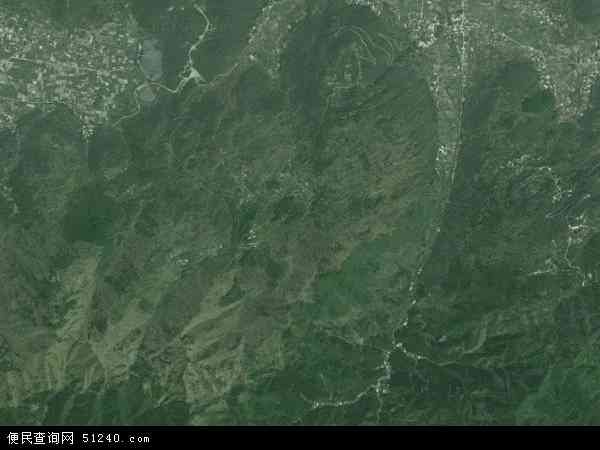 中国安徽省池州市贵池区里山地图(卫星地图)