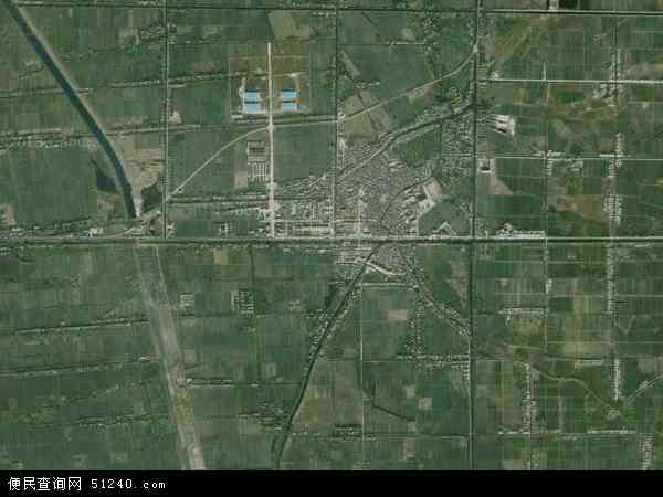 中国江苏省扬州市高邮市临泽镇地图(卫星地图)图片