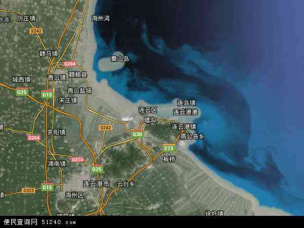 江苏省连云港市连云区地图(地图)