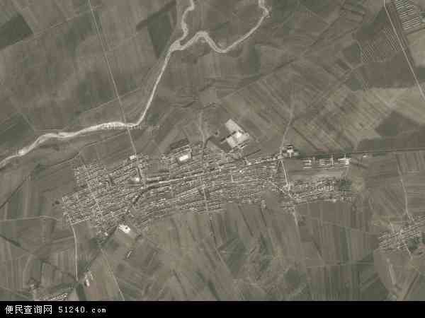 中国吉林省四平市公主岭市十屋镇地图(卫星地图)图片