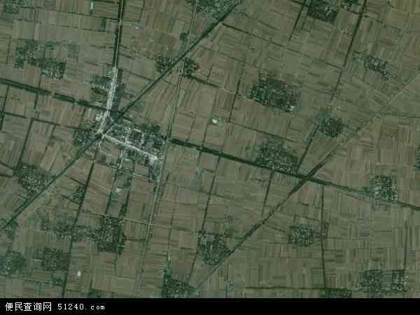 中国安徽省亳州市涡阳县涡南镇地图(卫星地图)图片