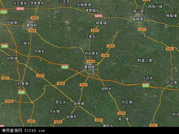 河南省商丘市夏邑县地图(地图)