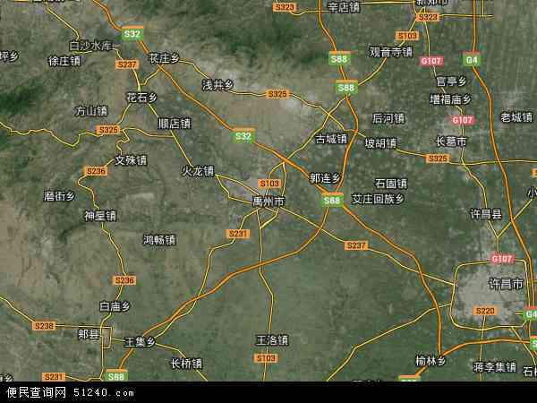 禹州市地图 - 禹州市卫星地图 - 禹州市高清航拍