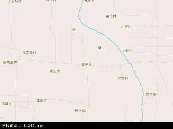 河北省保定市定兴县高里乡地图(卫星地图)
