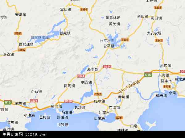 海丰县地图 - 海丰县卫星地图 - 海丰县高清航拍
