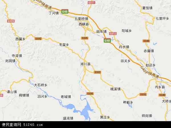 淅川县地图 - 淅川县卫星地图 - 淅川县高清航拍