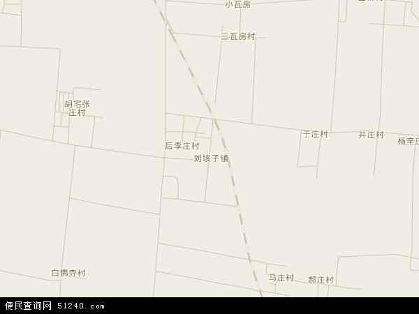 刘垓子镇地图 - 刘垓子镇卫星地图 - 刘垓子