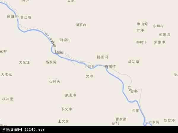 中国湖南省衡阳市耒阳市上架乡地图(卫星地图