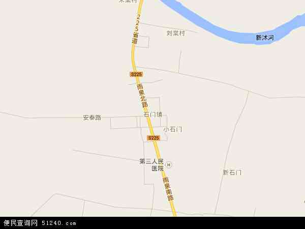 中国山东省临沂市临沭县石门镇地图(卫星地图