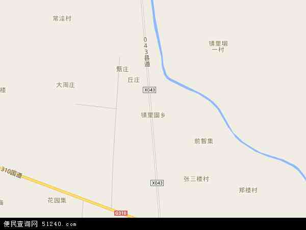中国河南省商丘市虞城县镇里固乡地图(卫星地
