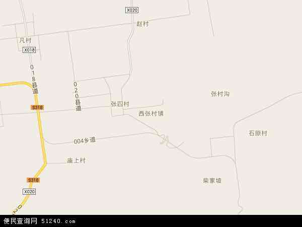 西张村镇地图 - 西张村镇卫星地图 - 西张村镇高