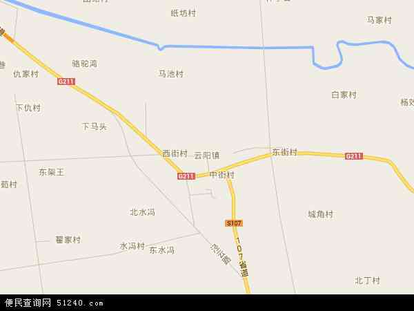 中国陕西省咸阳市泾阳县云阳镇地图(卫星地图