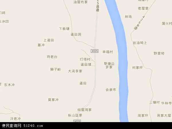 中国湖南省衡阳市耒阳市遥田镇地图(卫星地图