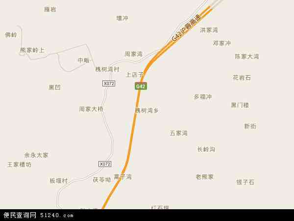 中国安徽省六安市金寨县槐树湾乡地图(卫星地
