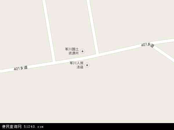 军川农场卫星地图