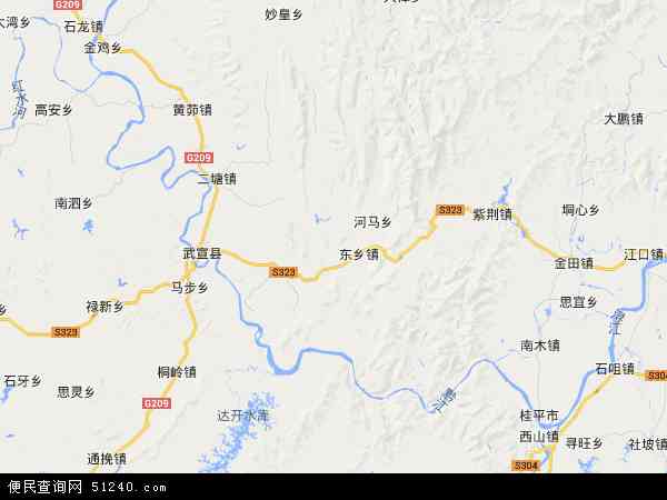 黔江农场地图 - 黔江农场卫星地图 - 黔江农场高