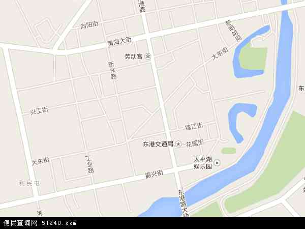 中国辽宁省丹东市东港市大东地图(卫星地图)