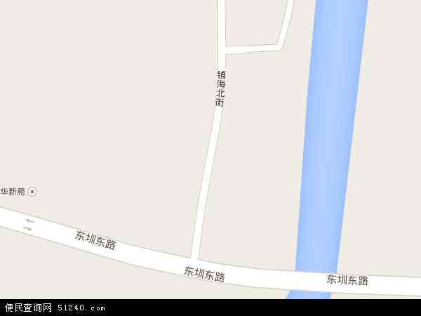 中国福建省莆田市荔城区镇海地图(卫星地图)