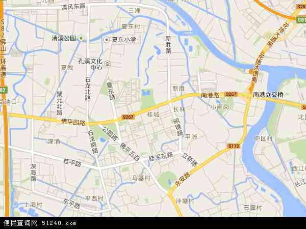 桂城地图 - 桂城卫星地图 - 桂城高清航拍地图 -