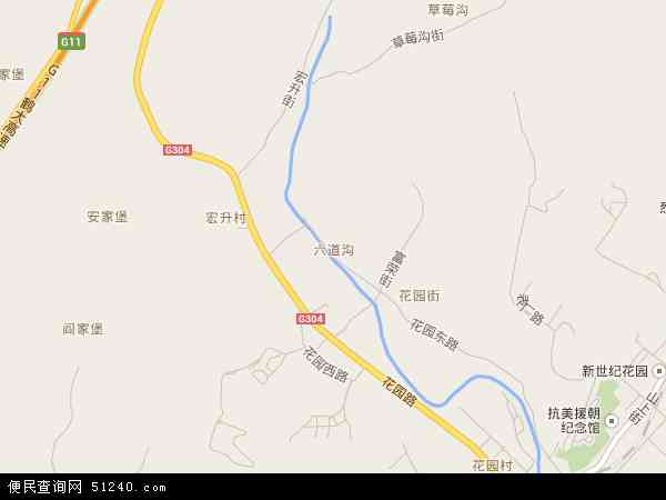 辽宁省丹东市振兴区六道沟地图(卫星地图)