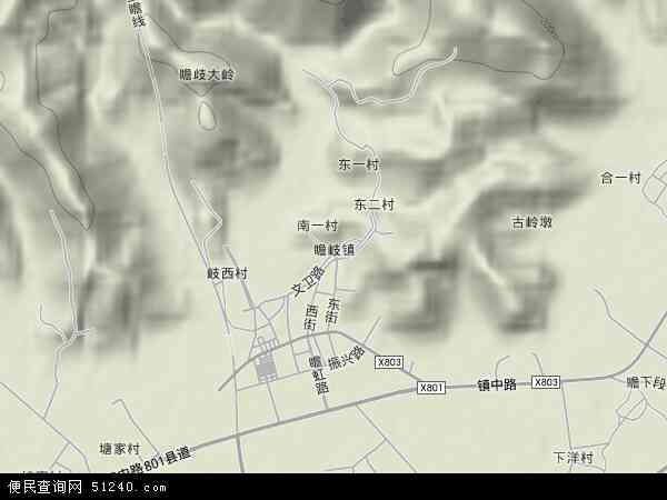 中国浙江省宁波市鄞州区瞻岐镇地图(卫星地图