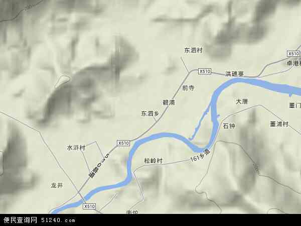 中国福建省漳州市龙海市东泗乡地图(卫星地图