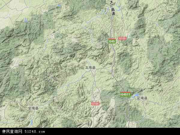 龙南县地图 - 龙南县卫星地图 - 龙南县高清航拍