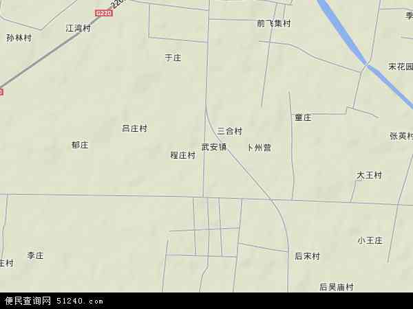 武安镇地图 - 武安镇卫星地图 - 武安镇高清航拍