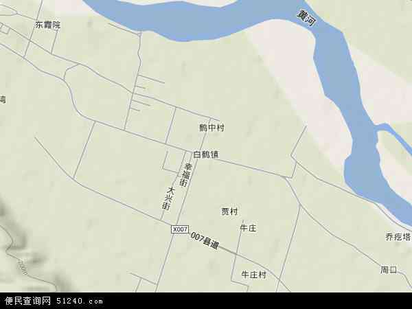 河南省洛阳市孟津县白鹤镇地图(地图)