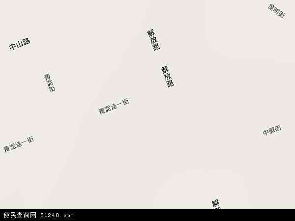 中国辽宁省大连市中山区青泥洼桥地图(卫星地