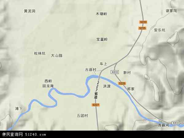 古县镇地图 - 古县镇卫星地图 - 古县镇高清航拍