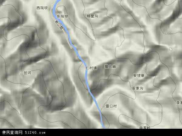 仁村镇卫星地图