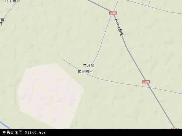中国河北省邢台市宁晋县东汪镇地图(卫星地图
