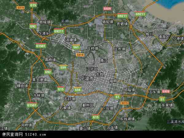 江北区地图 - 江北区卫星地图 - 江北区高清航拍