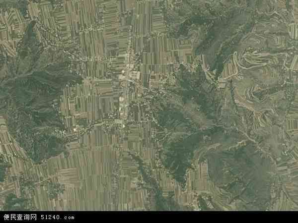中国甘肃省庆阳市宁县南义乡地图(卫星地图)