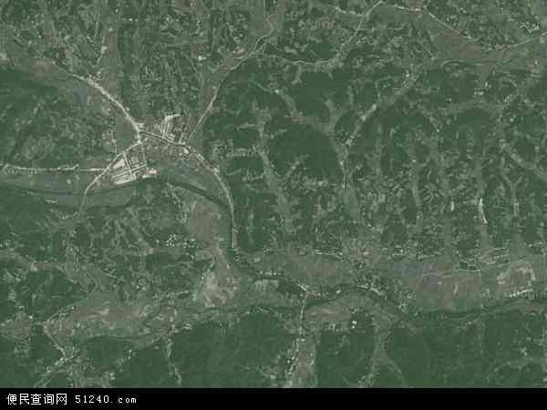 中国安徽省六安市金安区东河口镇地图(卫星地