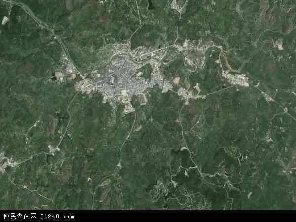 中国广东省揭阳市普宁市梅林镇地图(卫星地图