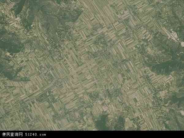 中国甘肃省庆阳市正宁县周家乡地图(卫星地图