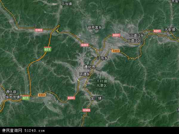 吉林省通化市地图(地图)